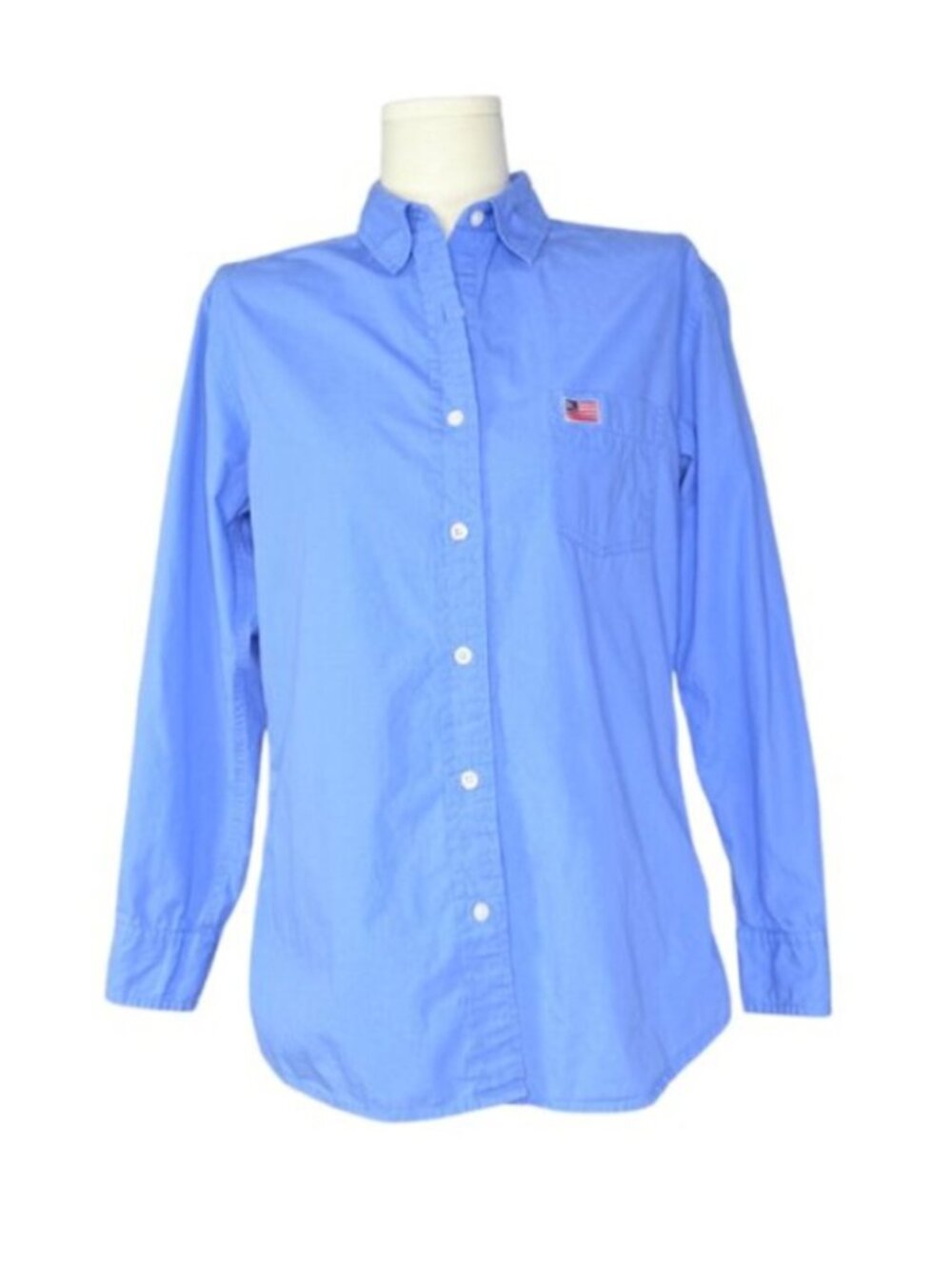 Vintage Blue Ralph Lauren Crest Shirt